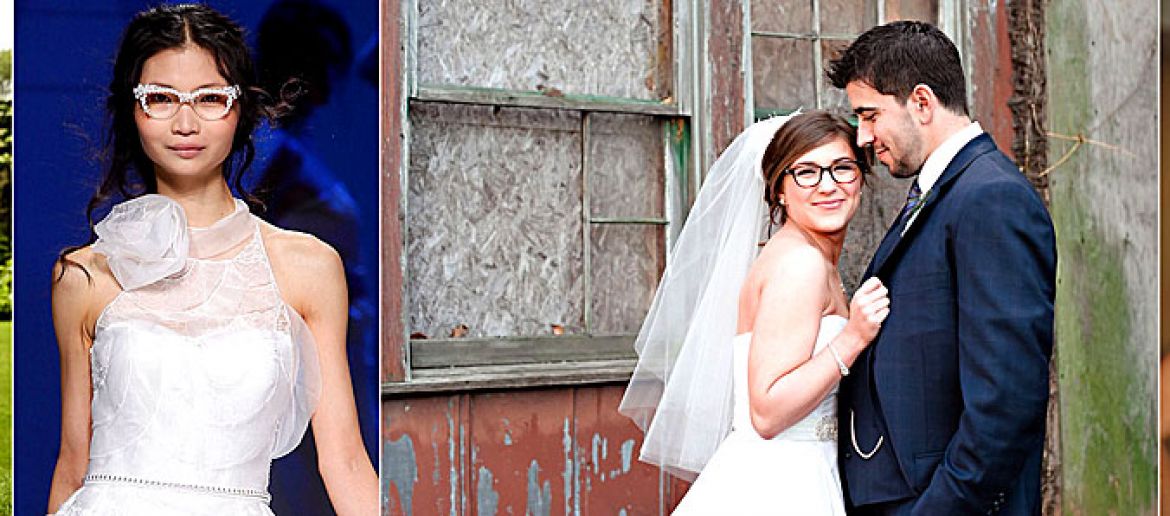 Brides with glasses